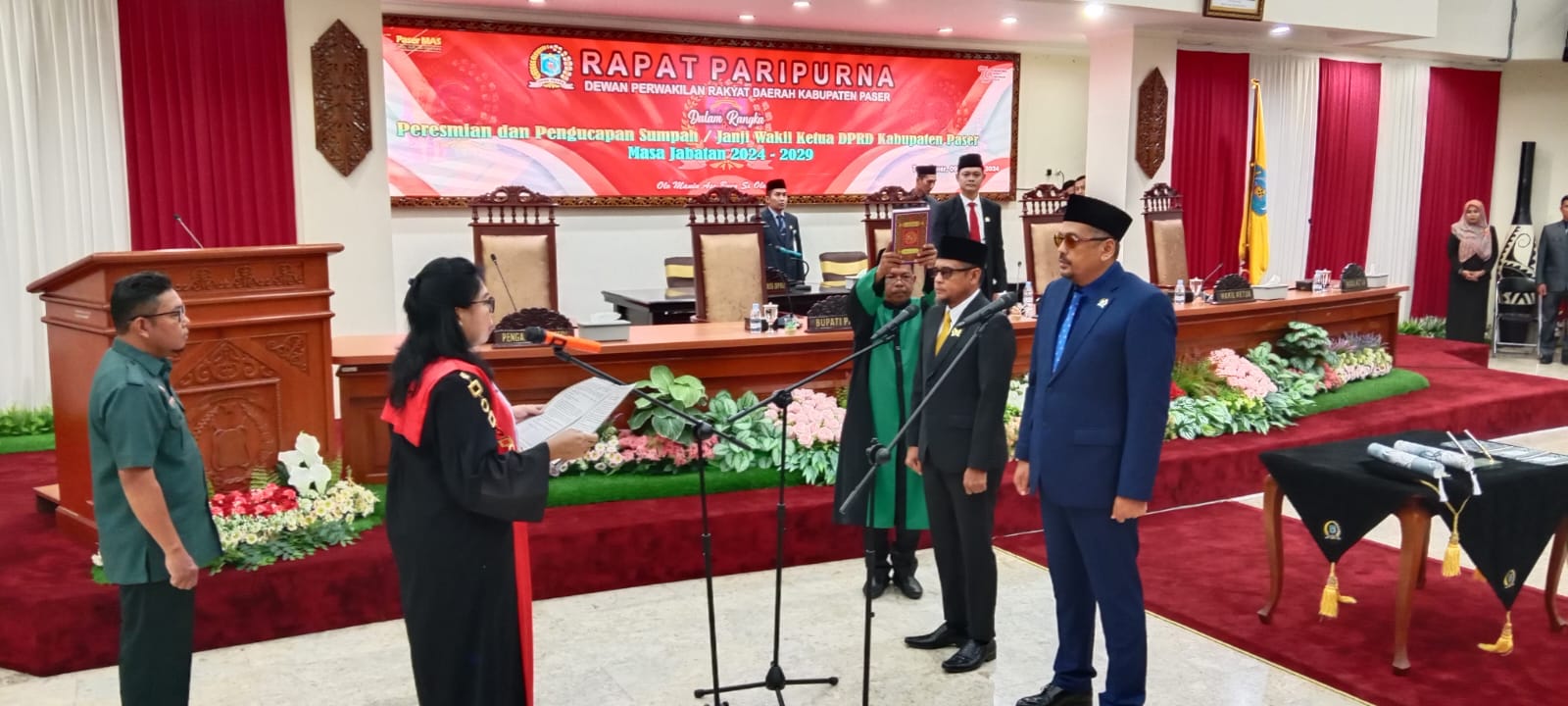 Zulkifli & Hendrawan Resmi Wakil Ketua DPRD Paser