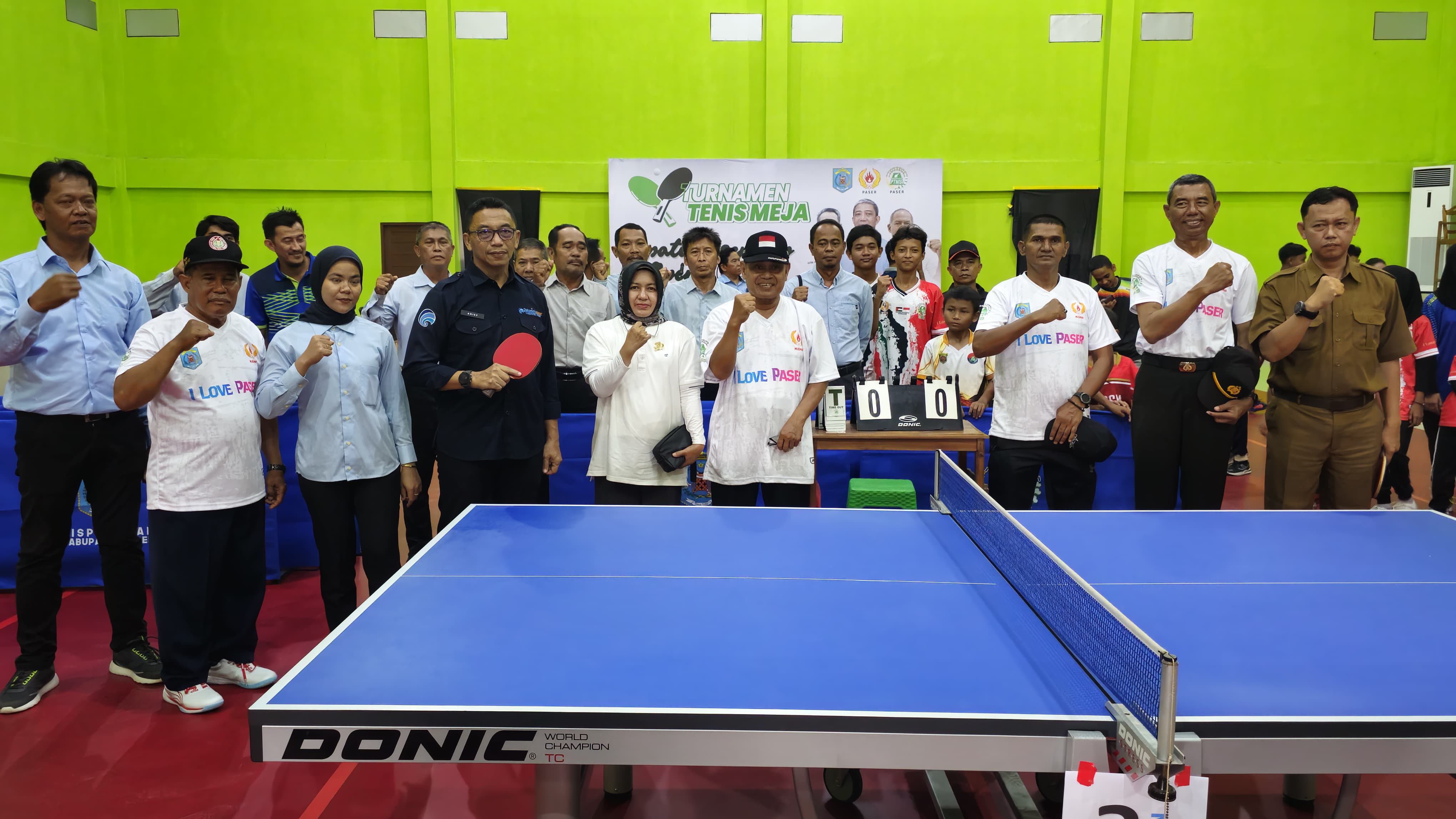 Nurhayati Hadiri Pembukaan Turnamen Tenis Meja Bupati Open 2024